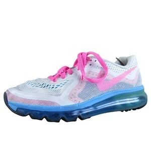 Nike Sneaker Air Max 2014 Girl Y 6 Medium Athletic White‎ Synthetic Lace Up